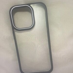 Sleek Black Phone Case
